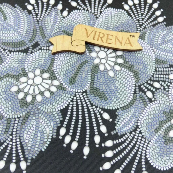 САБ_9023 Virena Заготовка для вишивки бісером і бусинами - Сумка 16х24х5 см, штучна шкіра (чорний)