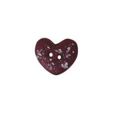 SB001DRDS(BD) Button (ґудзик) - Speckled Heart, Small - Stoney Creek