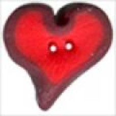 SB003M Stoney Creek Ґудзик Button - Heart, Two-Tone Folk, Medium