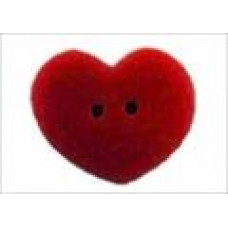 SB005RDM Button (ґудзик) - Red Heart, Medium - Stoney Creek