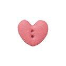 SB006CLS Button (ґудзик) - Coral Folk Heart, Small - Stoney Creek