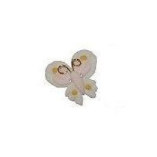 SB031M Button (ґудзик) - Pale Pink Butterfly Stoney Creek