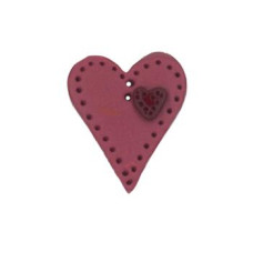 SB044 Button (ґудзик) - Shared Heart - Stoney Creek