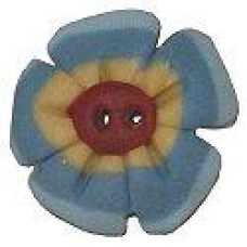 SB057 Button (ґудзик) - Tri Flower - Stoney Creek