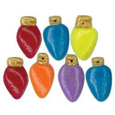 SB058 Button (ґудзик) - Christmas Lights (Set of 7) Stoney Creek