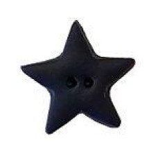 SB060BKL Button (ґудзик) - Black Star, Larg - Stoney Creek