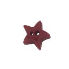 SB060DRS Button (ґудзик) - Dark Red Star, Small Stoney Creek