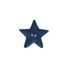 SB060NYS Button (ґудзик) - Navy Blue Star, Small Stoney Creek