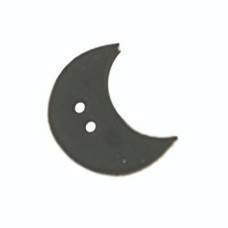 SB061BKS Button (ґудзик) - Black Crescent Moon, Small - Stoney Creek