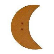 SB061GOL Button (ґудзик) - Glow Orange Crescent Moon, Large Stoney Creek