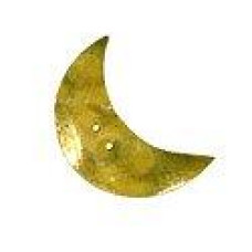 SB061MGM Button (ґудзик) - Metallic Gold Crescent Moon, Medium Stoney Creek