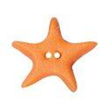SB072GOS Button (ґудзик) - Glow Orange Star Stoney Creek