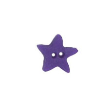 SB072GPS Button (ґудзик) - Glow Purple Star, Small Stoney Creek