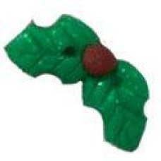 SB103 Button (ґудзик) - Glitter Holly Stoney Creek