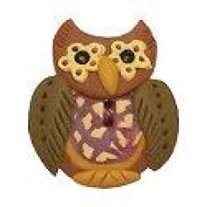 SB105 Button (ґудзик) - Hoot Owl Stoney Creek