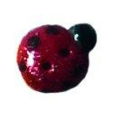 SB111S Button (ґудзик) - Glitter Ladybug, Small Stoney Creek
