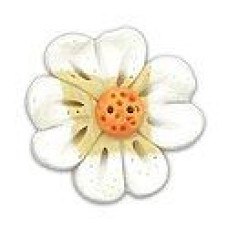 SB112 Button (ґудзик) - Daisy Stoney Creek