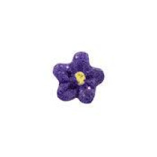SB119PLS Button (ґудзик) - Purple Glitter Flower, Small - Stoney Creek