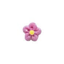 SB131FHS Button (ґудзик) - Fuchsia Glitter Flower Head, Small - Stoney Creek