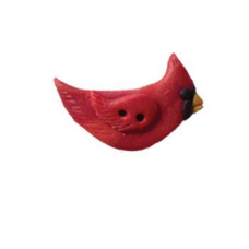 SB139L Button (ґудзик) - Sitting Cardinal, Large - Stoney Creek