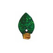 SB148G Button (ґудзик) - Green Glitter Christmas Light Stoney Creek
