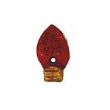 SB148R Button (ґудзик) - Red Glitter Christmas Light - Stoney Creek