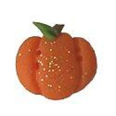 SB162M Button (ґудзик) - Glitter Swirl Pumpkin Stoney Creek