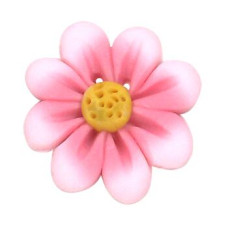 SB167M Button (ґудзик) - Pink Blended Flowerhead, Medium Stoney Creek