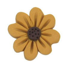 SB170GDL Button (ґудзик) - Gold Flower Head Button Stoney Creek
