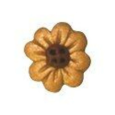 SB178 Button (ґудзик) - Gold 8-Petal Flowerhead Stoney Creek