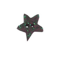 SB184MVGS Button (ґудзик) - Mauve Glitter Star, Small Stoney Creek