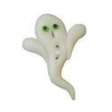 SB187 Button (ґудзик) - Green Eyed Glow Ghost Stoney Creek