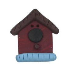 SB190 Button (ґудзик) - Birdhouse - Stoney Creek