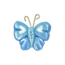 SB208 Button (ґудзик) - Blue Pearl Butterfly - Stoney Creek