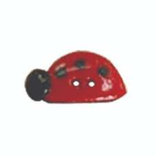 SB209ML Button (ґудзик) - Left-Facing Ladybug, Medium Stoney Creek