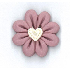 SB220RSM Button (ґудзик) - Rosey Posey, Medium - Stoney Creek