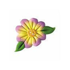 SB223L Button (ґудзик) - Maui Flower, Large Stoney Creek