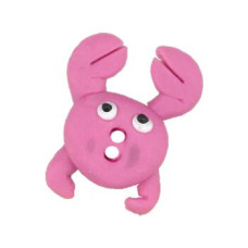 SB229 Button (ґудзик) - Pink Crab Stoney Creek