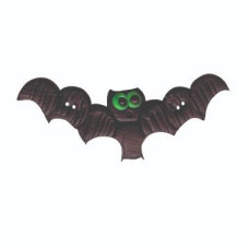 SB230 Button (ґудзик) - Bat with Curvy Wing - Stoney Creek