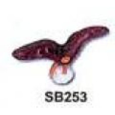 SB253 Button (ґудзик) - Bird With Golf Ball - Stoney Creek