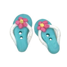 SB264AQ-PAIR Button 2шт (ґудзик) - Aqua Dot, Extra Small - Stoney Creek