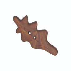 SB277LB Button (ґудзик) - Light Brown Oak Leaf Stoney Creek
