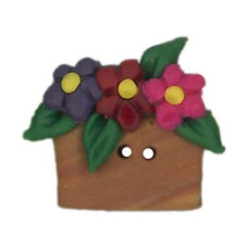 SB278 Button (ґудзик) - Posy Planter Stoney Creek
