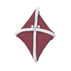 SB352BDM Button (ґудзик) - Bordeaux Kite, Medium - Stoney Creek