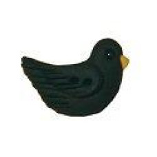 SB358RS Button (ґудзик) - Right Facing Crow, Small - Stoney Creek