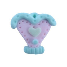 SB365 Button (ґудзик) - Birdhouse, Stitched - Stoney Creek