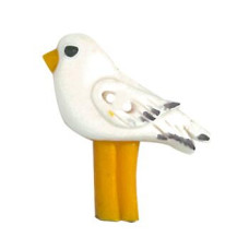SB373LM Button (ґудзик) - Left Facing Standing Gull, Medium Stoney Creek