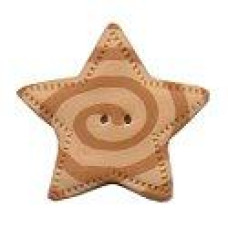 SB387 Button (ґудзик) - Swirled Star - Stoney Creek