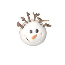 SB429 Button (ґудзик) - Snowman with Stick Hair - Stoney Creek