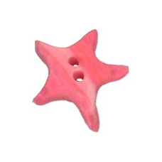 SB458CLS Button (ґудзик) - Coral Starfish, Small Stoney Creek